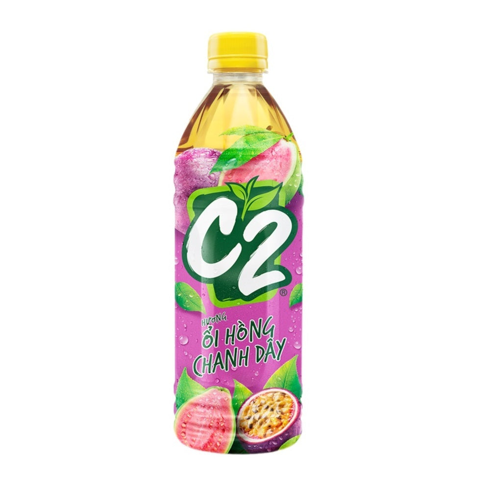 C2 Trà Ổi Hồng Chanh Dây | C2 Guava Passionfruit Tea 455ml