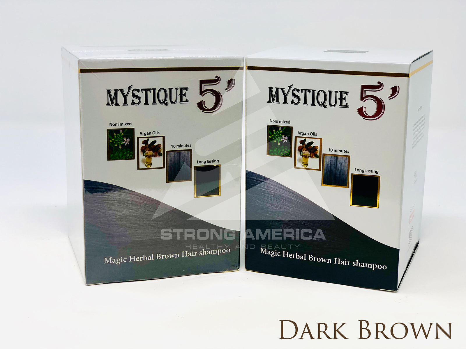 Dầu Gội Nhuộm Tóc Bạc Mystique 5'