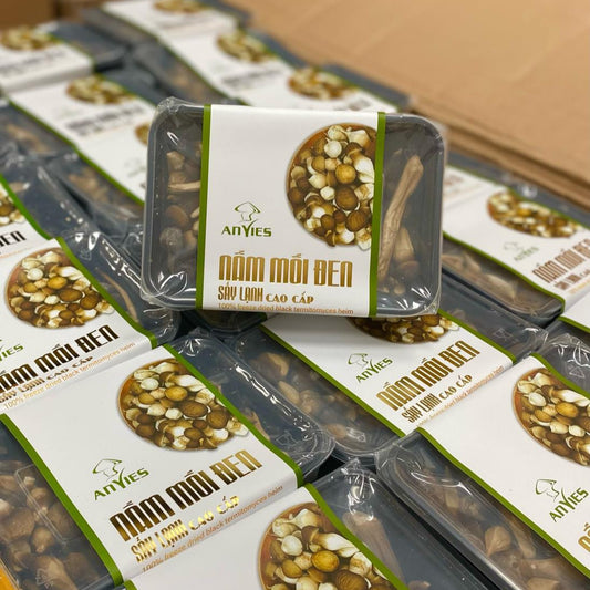 Nấm Mối Đen Sấy Lạnh | Freeze Dried Black Termitomyces Heim ANVIES
