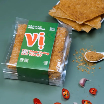 Bánh Tráng Vị - Tỏi Ớt | Garlic & Chili Sauce Rice Crackers
