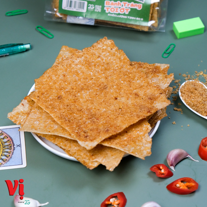 Bánh Tráng Vị - Tỏi Ớt | Garlic & Chili Sauce Rice Crackers