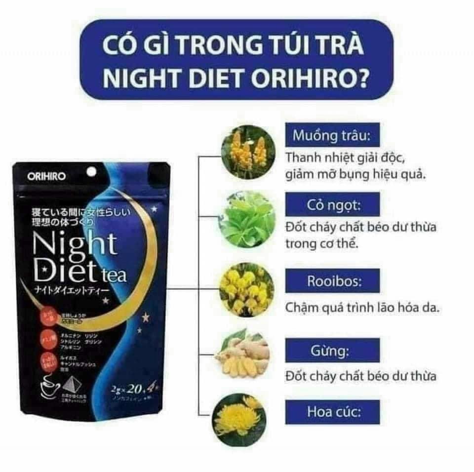 Trà Diet Nhật | Japan Night Diet Tea