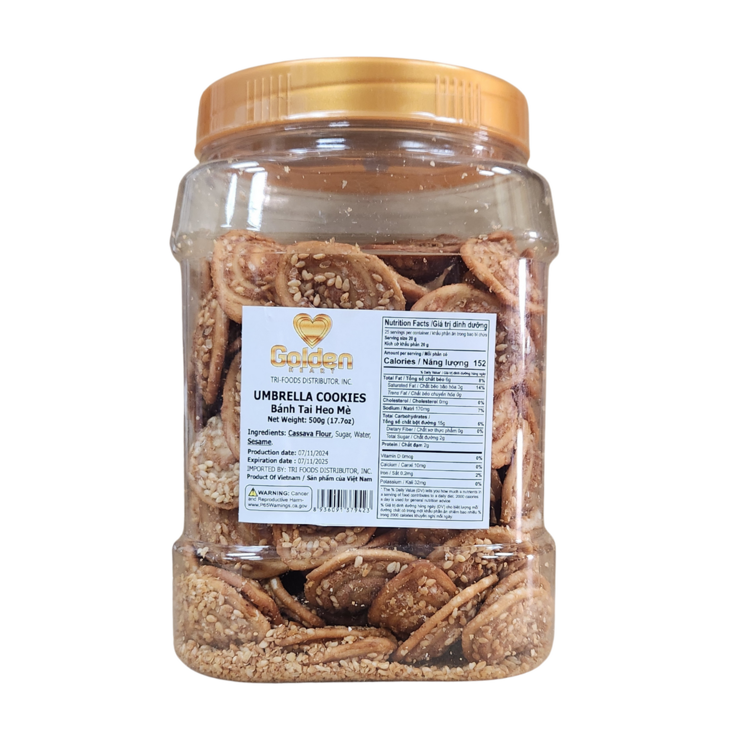 Bánh Tai Mè | Sesame Cookies