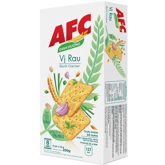 Bánh Cracker AFC Vị Rau | Crunchy Cracker Vegetable Flavor