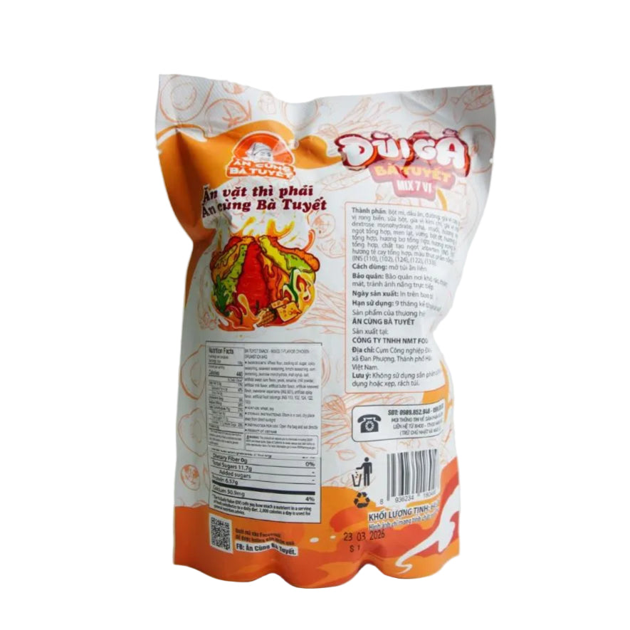 Bim Bim Đùi Gà Bà Tuyết Mix 7 Vị | Mix-7 Flavor Chicken Drumstick Snack 64g