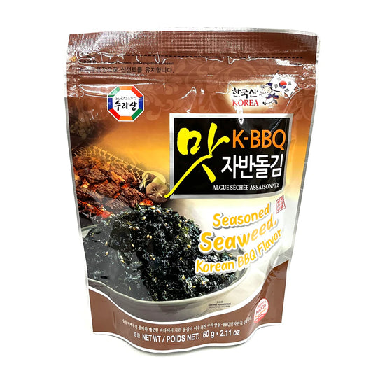 Rong Biển BBQ 60g | Seasoned Seaweed BBQ Flavor