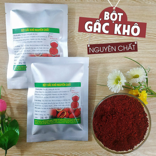 Bột Gấc Khô Nguyên Chất | Dried Gac Fruit Powder