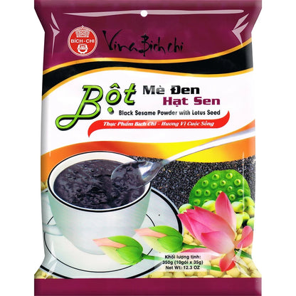 Bột Mè Đen Hạt Sen | Black Sesame Powder with Lotus Seed
