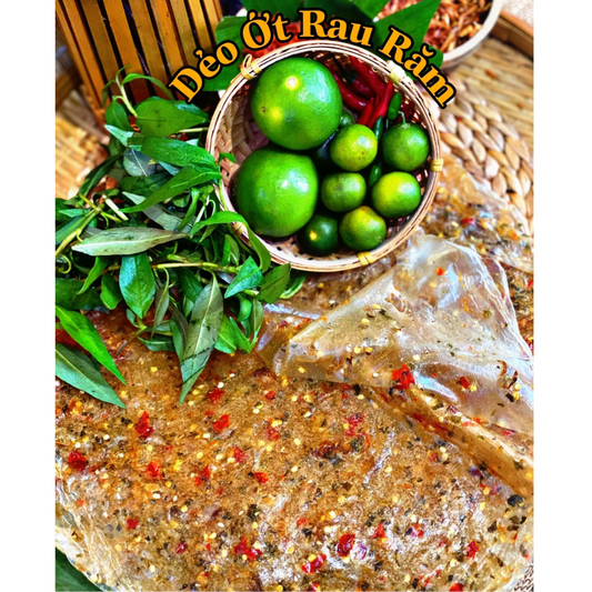 Bánh Tráng Dẻo Ớt Rau Răm