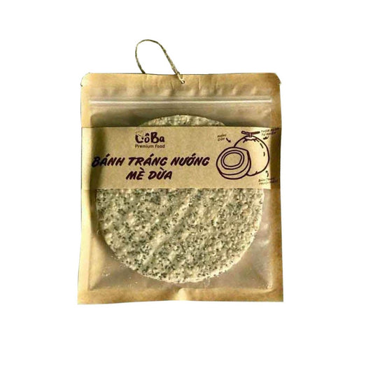 Bánh Tráng Nướng Mè Dừa Cô Ba | Sesame Coconut Crackers