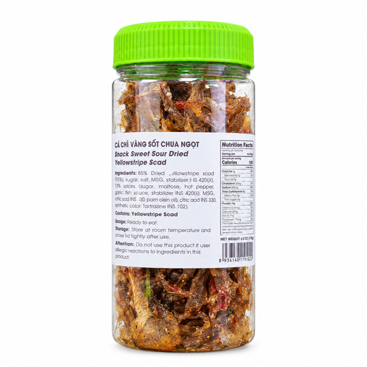 Cá Chỉ Vàng Sốt Chua Ngọt | Snack Sweet Sour Dried Yellowstripe Scad 170g