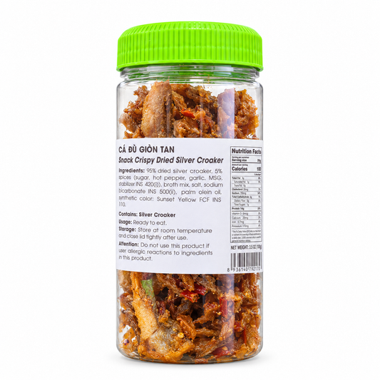 Cá Đù Giòn Tan | Snack Crispy Dried Silver Croaker 90g