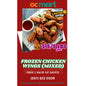 Combo 6: 5lbs Cánh Gà Cắt Khúc Tặng 1 Gói Xốt Ướp