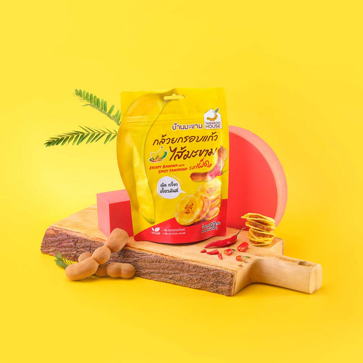 Chuối Kẹp Me Muối Ớt | Crispy Banana with Spicy Tamarind