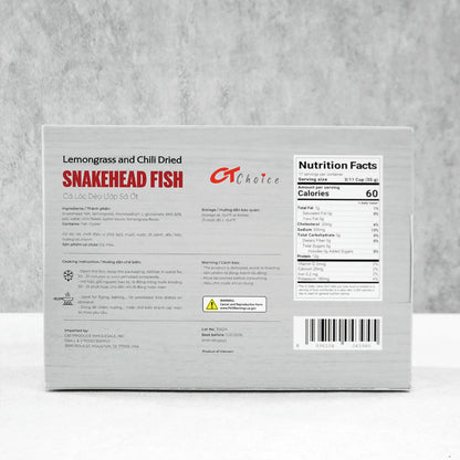 Cá Lóc Dẻo Ướp Sả Ớt | Lemongrass Chili Dried Snakehead Fish
