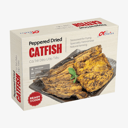 Cá Trê Dẻo Ướp Tiêu | Peppered Dried Catfish