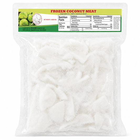 Cơm Dừa Non Cắt Lát | Frozen Coconut Meat