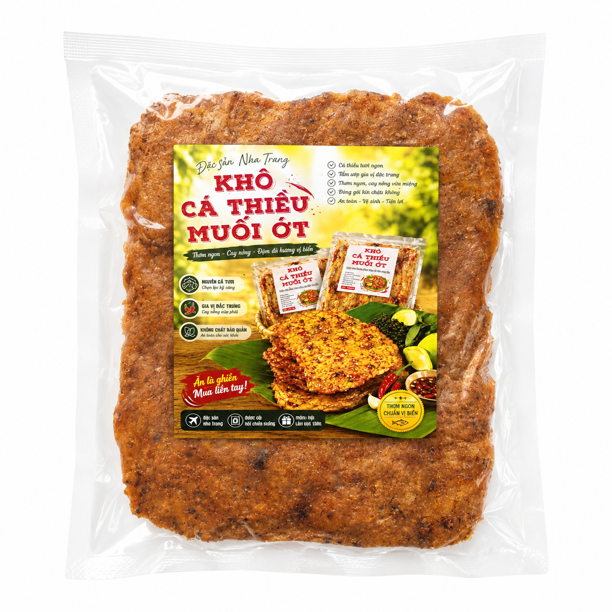 Khô Cá Thiều Muối Ớt | Spicy Salted Dried Threadfin Fish