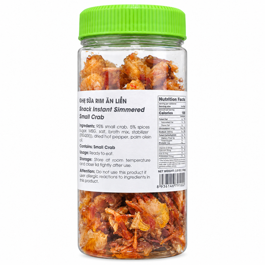 Ghẹ Sữa Rim Ăn Liền | Snack Instant Simmered Small Crab 100g