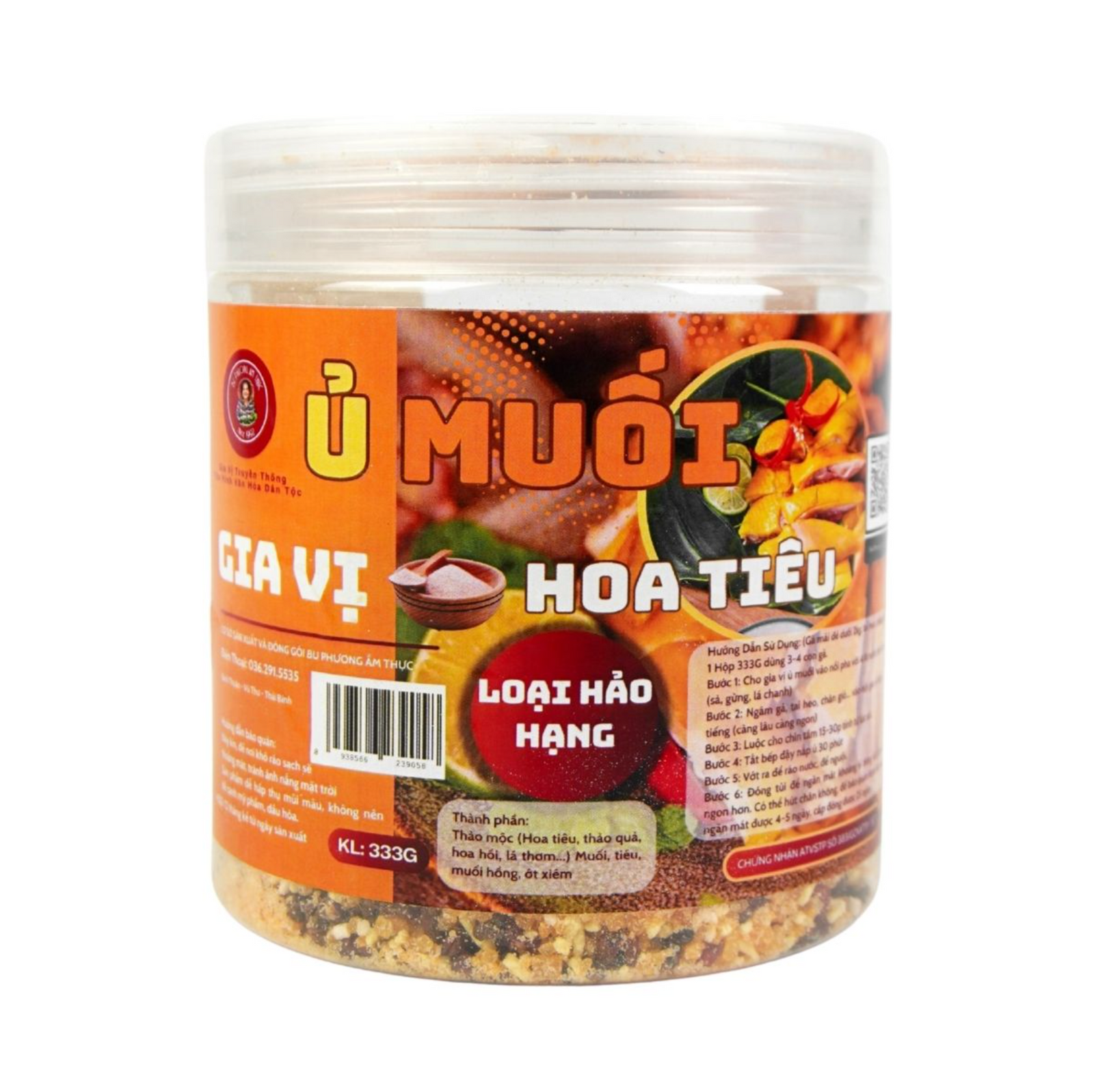 Gia Vị Ủ Muối Hoa Tiêu | Bu Phuong Sichuan Pepper Salt Seasoning
