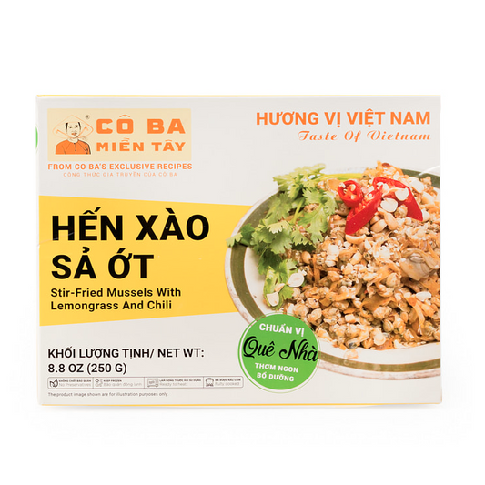 Hến Xào Sả Ớt | Stir-fried Mussels with Lemongrass and Chili