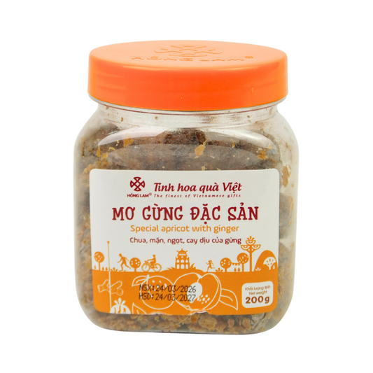 Mơ Gừng Đặc Sản Hồng Lam | Special Apricot with Ginger 200g