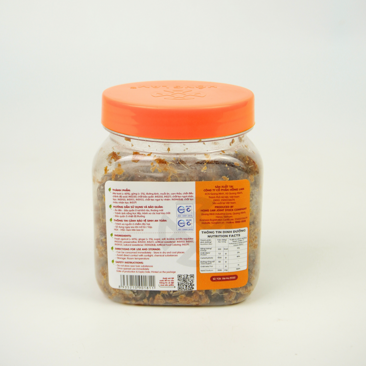 Mơ Gừng Đặc Sản Hồng Lam | Special Apricot with Ginger 200g