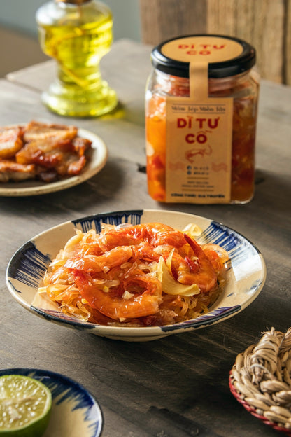 Mắm Tép Đu Đủ Dì Tư Cồ | Papaya Salad with Pickled Shrimp