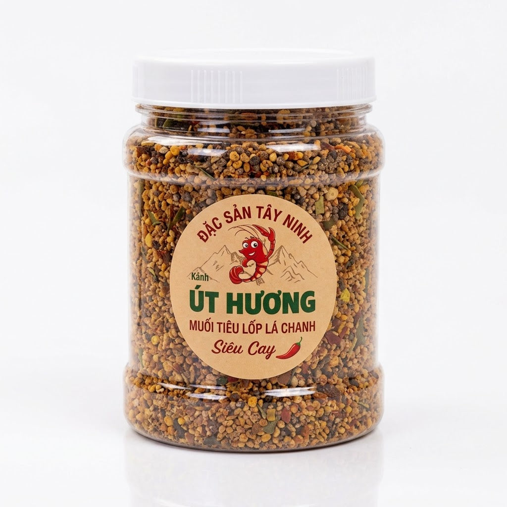 Muối Tiêu Lốp Lá Chanh Út Hương