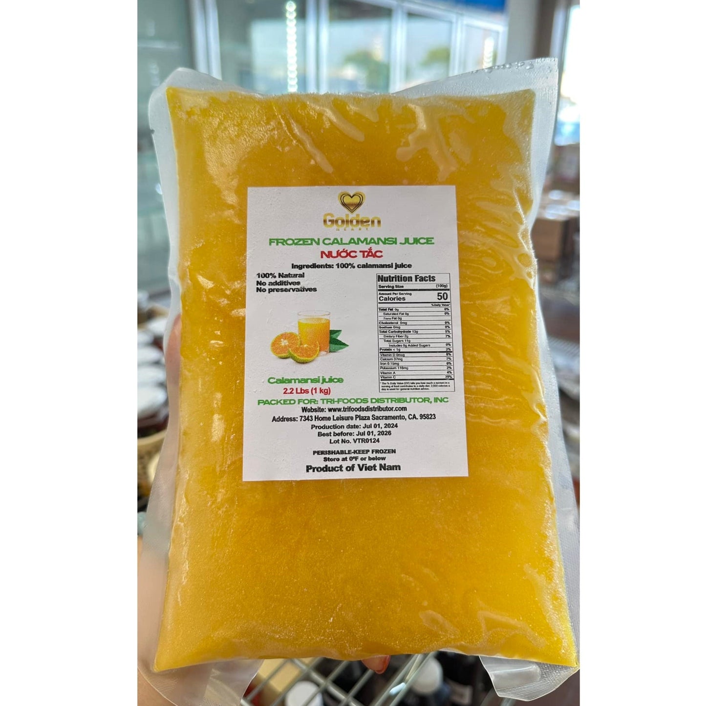 Nước Cốt Tắc | Frozen Calamansi Juice [Golden Heart]