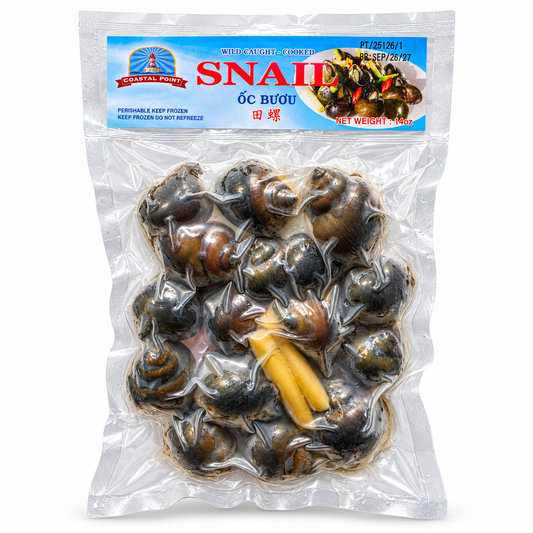 Ốc Bươu | Cooked Whole Apple Snail 14oz