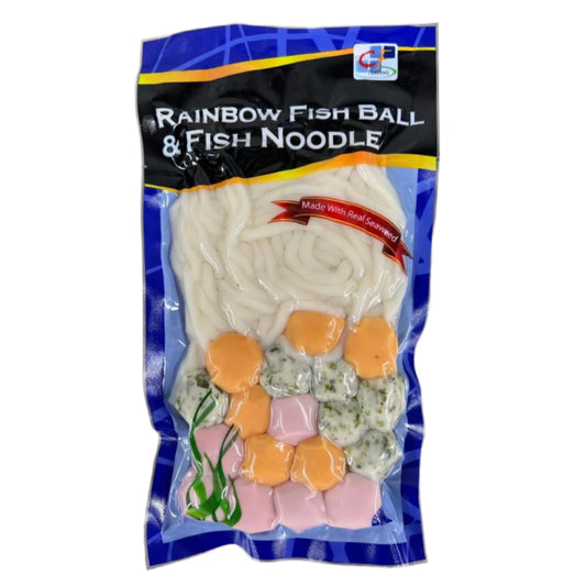 Cá Viên Thả Lẩu | Frozen Cooked Rainbow Fish Ball & Fish Noodle