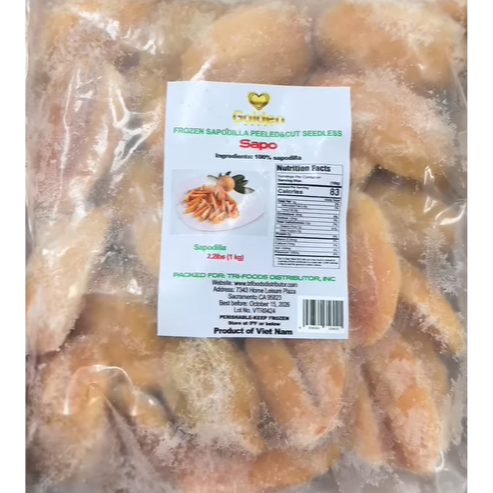 Hồng Xiêm | Frozen Sapodilla Peeled & Seedless
