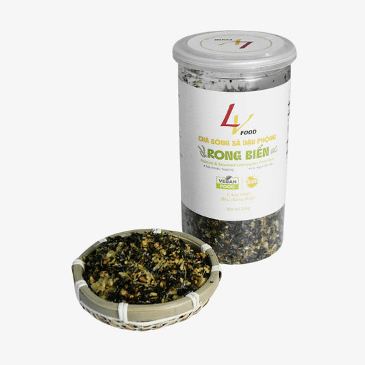 Chà Bông Sả Đậu Phộng Rong Biển | Peanuts & Seaweed Lemongrass Pork Floss