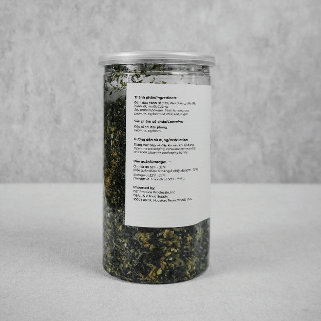 Chà Bông Sả Đậu Phộng Rong Biển | Peanuts & Seaweed Lemongrass Pork Floss