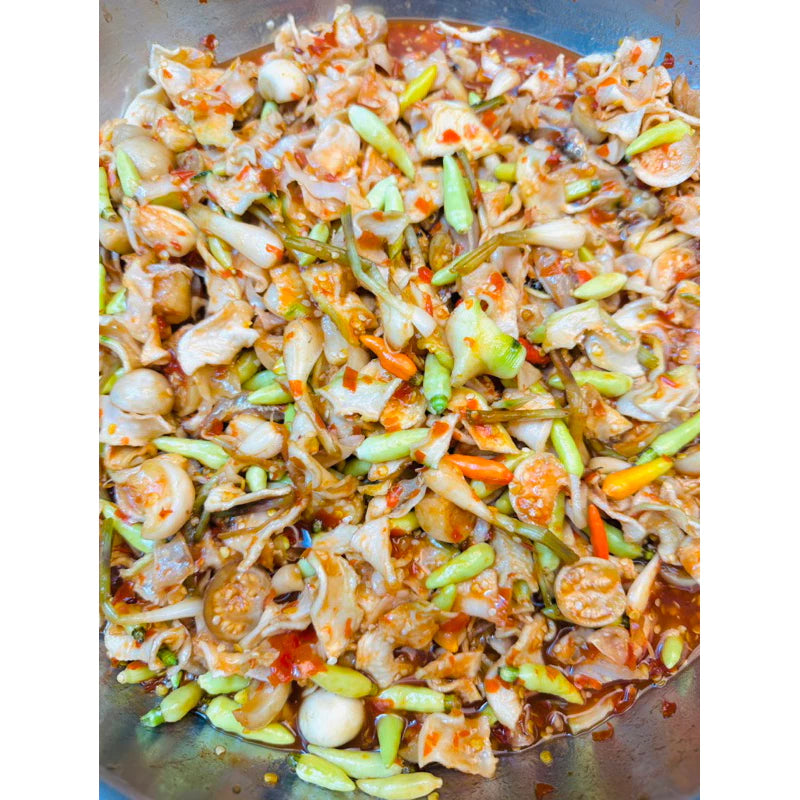 Mắm Dưa Đu Đủ Bé Ngọc | Vietnamese Pickle Vegetables