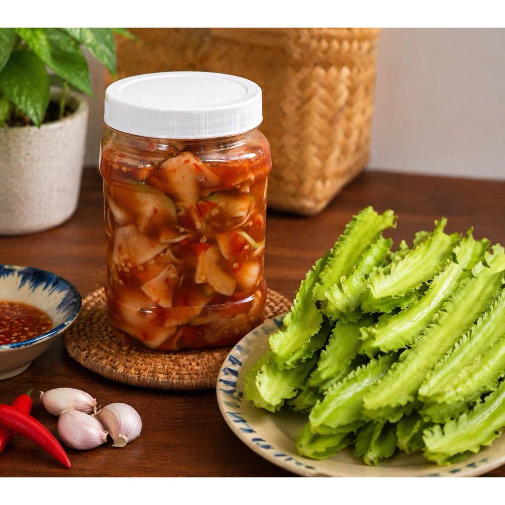 Mắm Dưa Đu Đủ Bé Ngọc | Vietnamese Pickle Vegetables