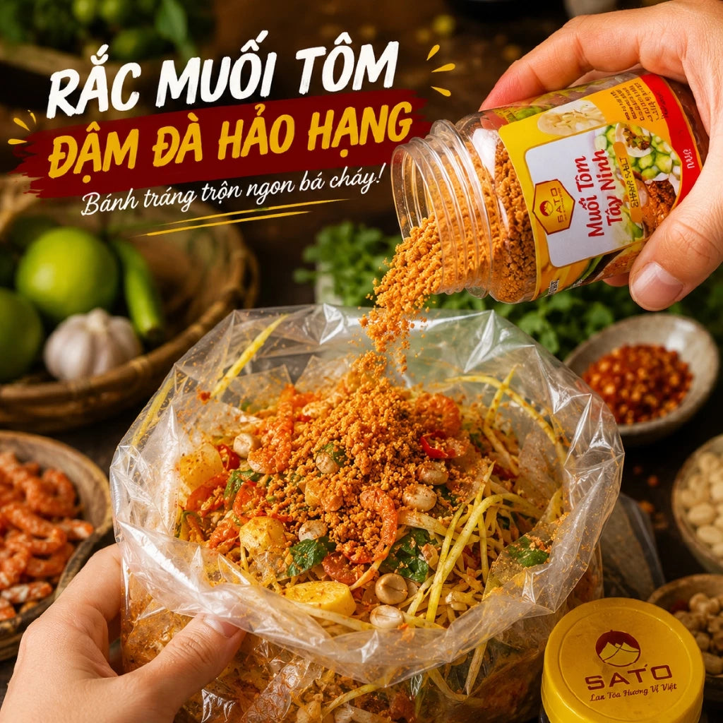 Muối Tôm Tây Ninh SATO | Shrimp Salt