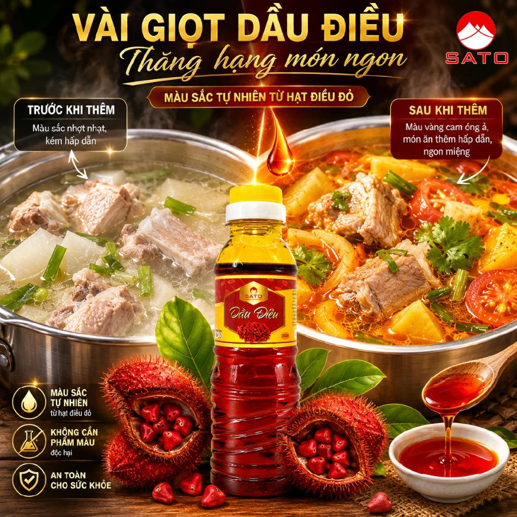 Dầu Điều SATO | Annatto