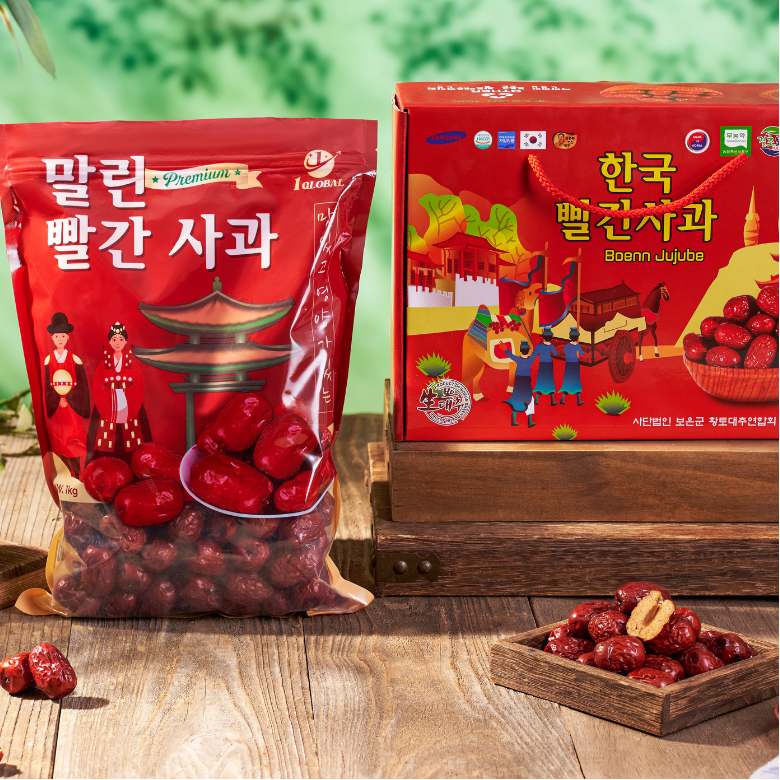 Táo Đỏ Hàn Quốc | Korean Boeuu Jujube